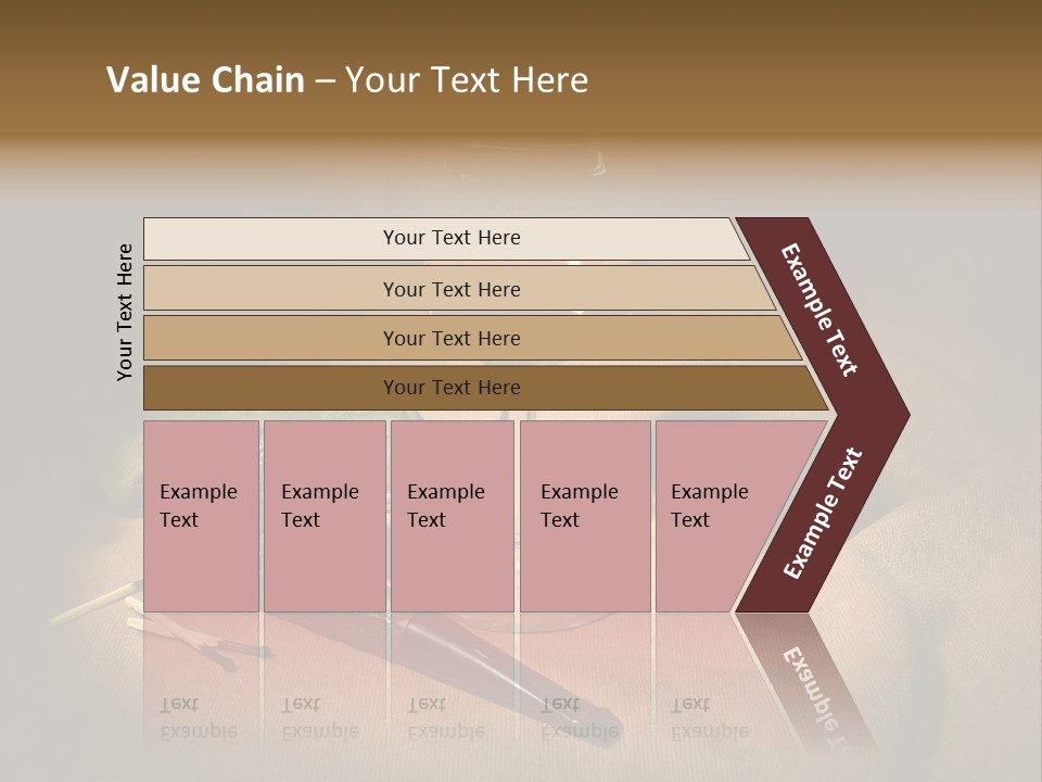 Dark Burnt Out Drink PowerPoint Template