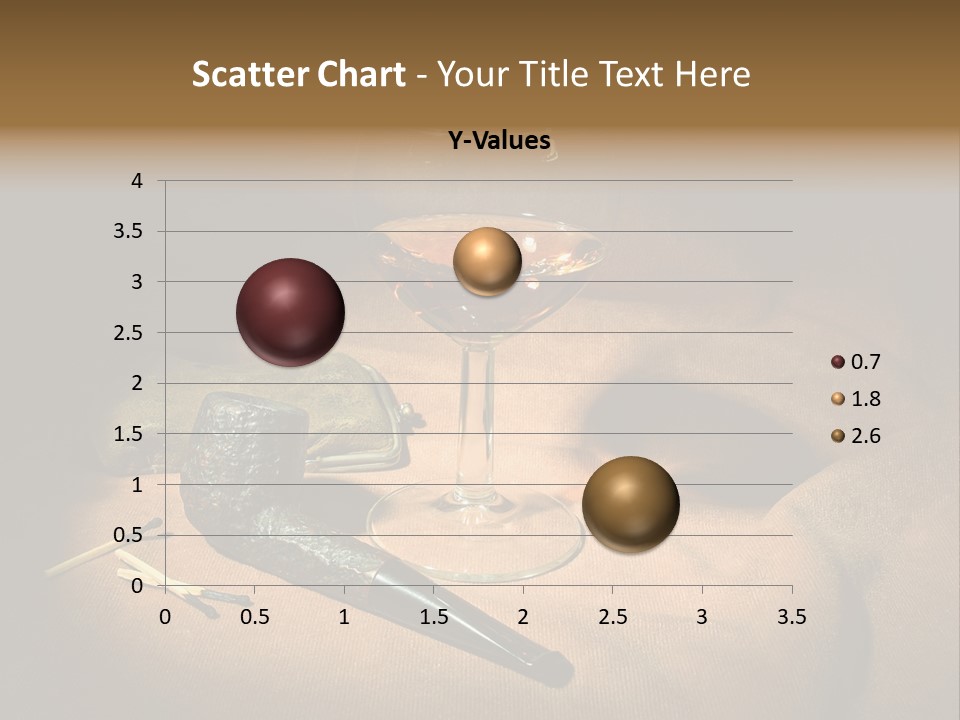 Dark Burnt Out Drink PowerPoint Template
