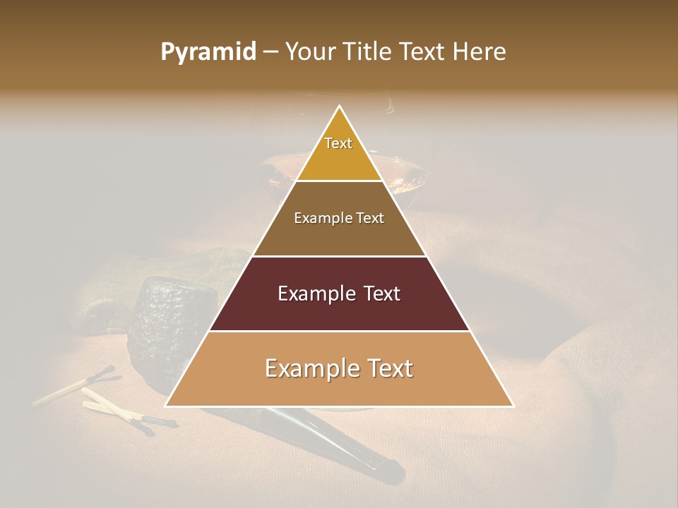 Dark Burnt Out Drink PowerPoint Template