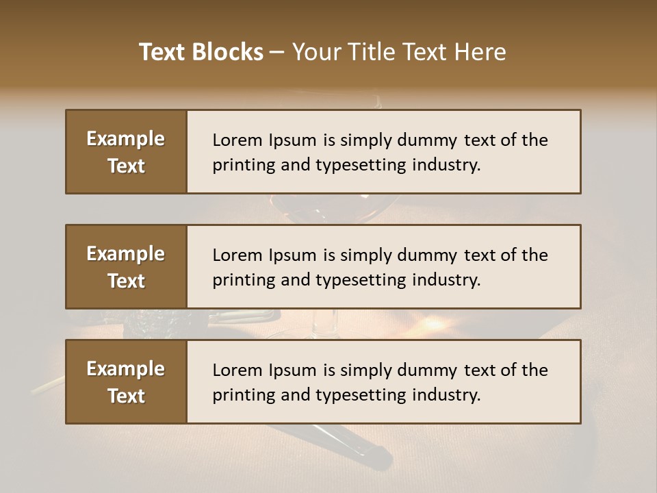 Dark Burnt Out Drink PowerPoint Template
