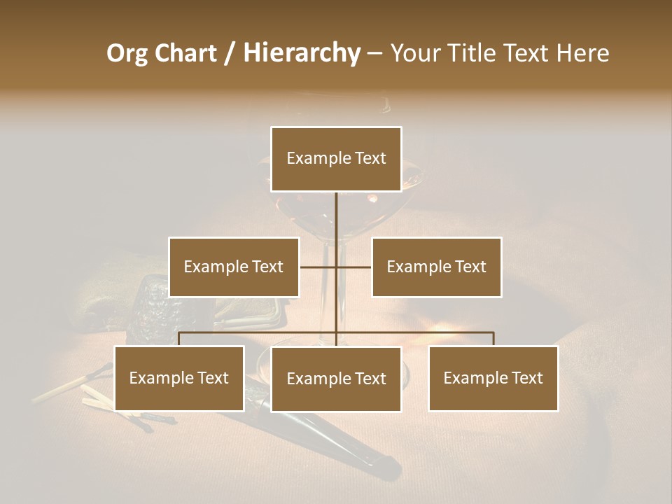 Dark Burnt Out Drink PowerPoint Template