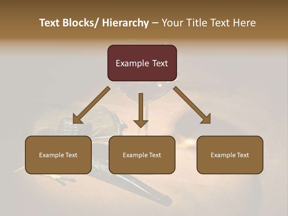 Dark Burnt Out Drink PowerPoint Template