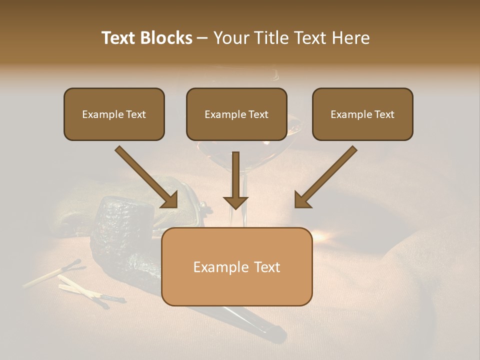 Dark Burnt Out Drink PowerPoint Template