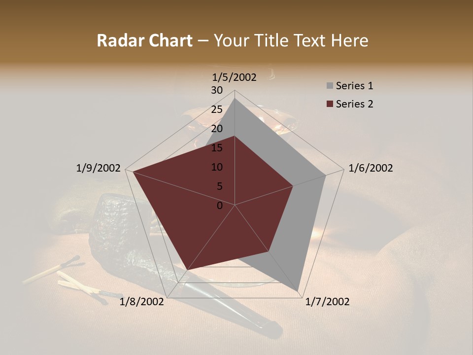 Dark Burnt Out Drink PowerPoint Template