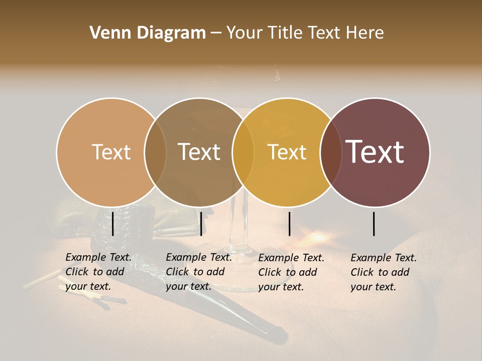 Dark Burnt Out Drink PowerPoint Template