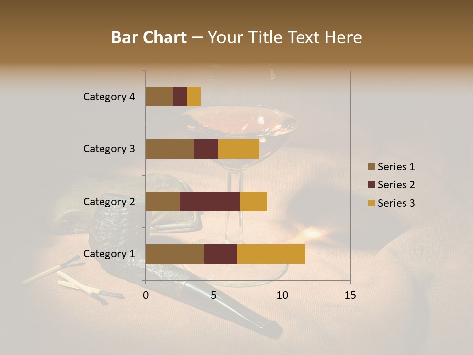 Dark Burnt Out Drink PowerPoint Template