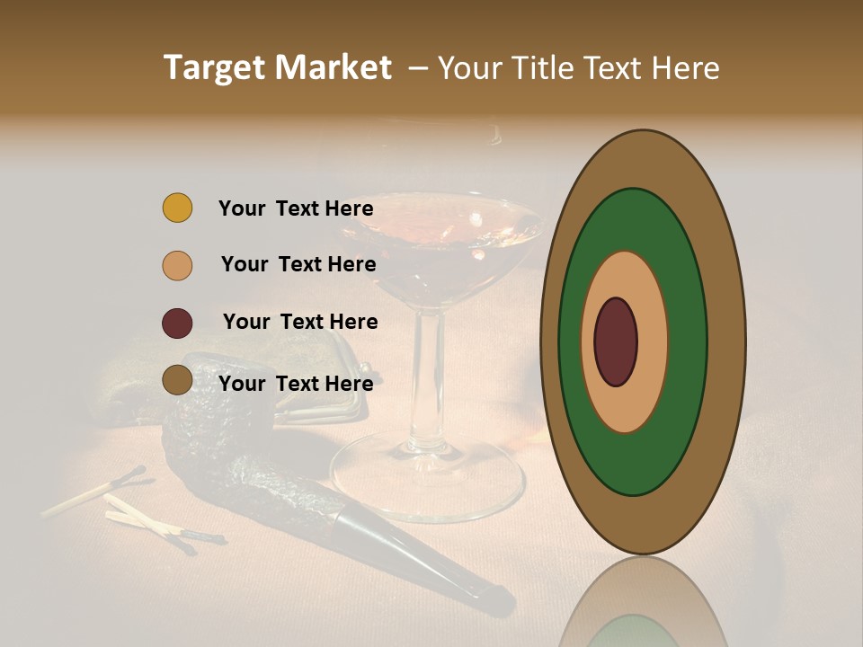 Dark Burnt Out Drink PowerPoint Template