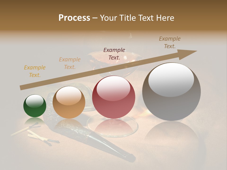 Dark Burnt Out Drink PowerPoint Template