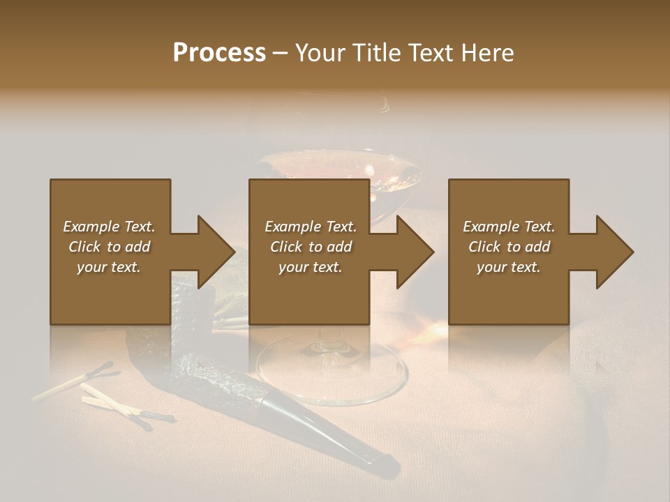 Dark Burnt Out Drink PowerPoint Template