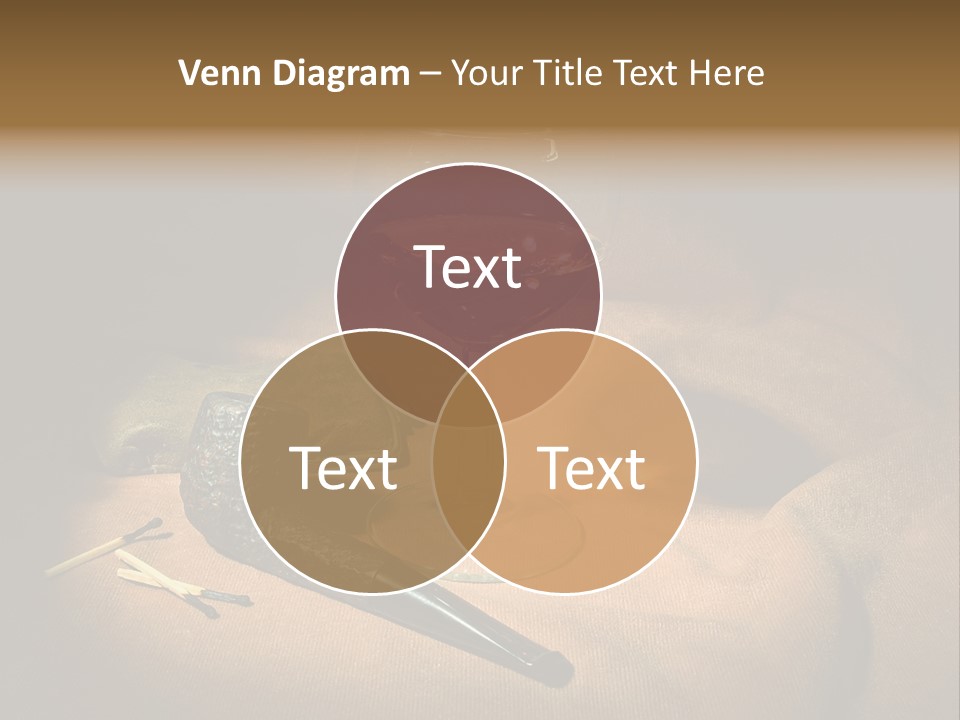 Dark Burnt Out Drink PowerPoint Template