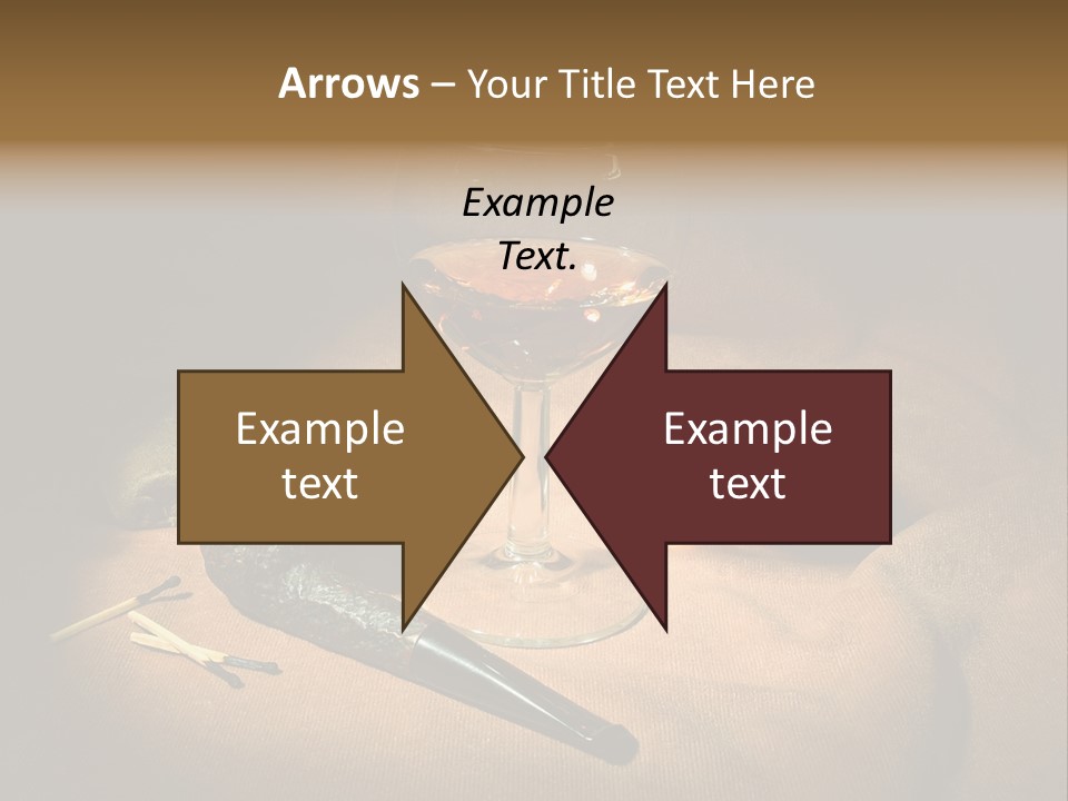 Dark Burnt Out Drink PowerPoint Template