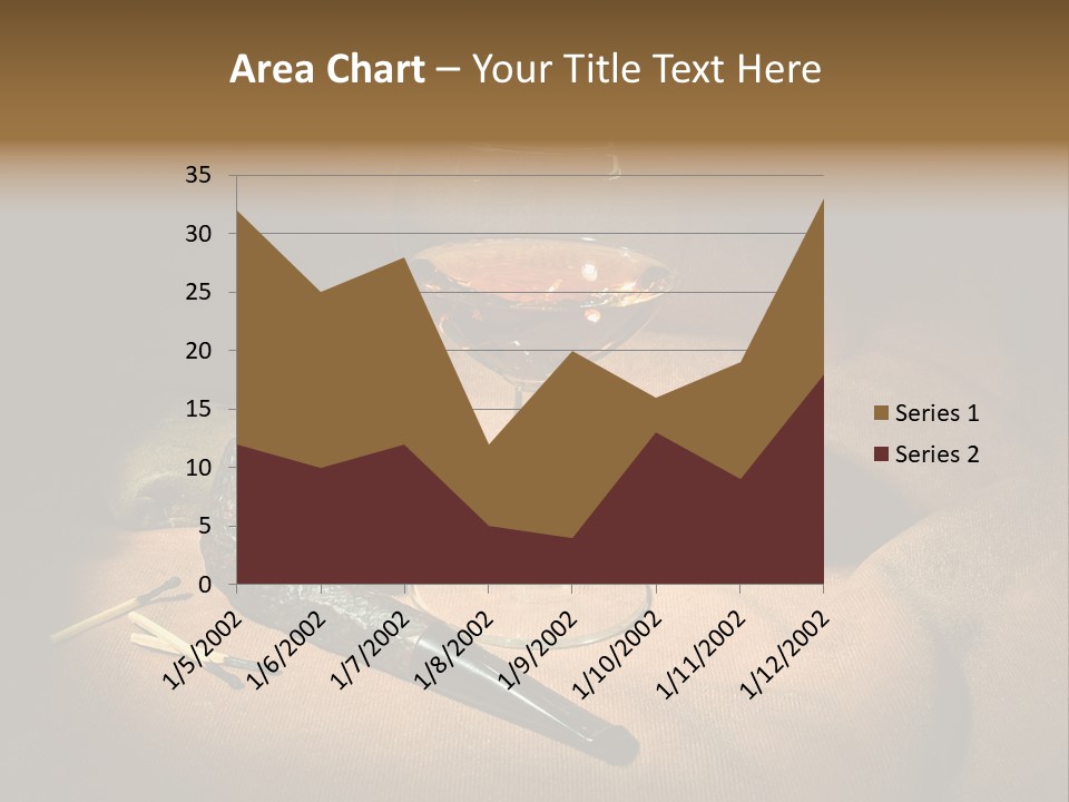 Dark Burnt Out Drink PowerPoint Template