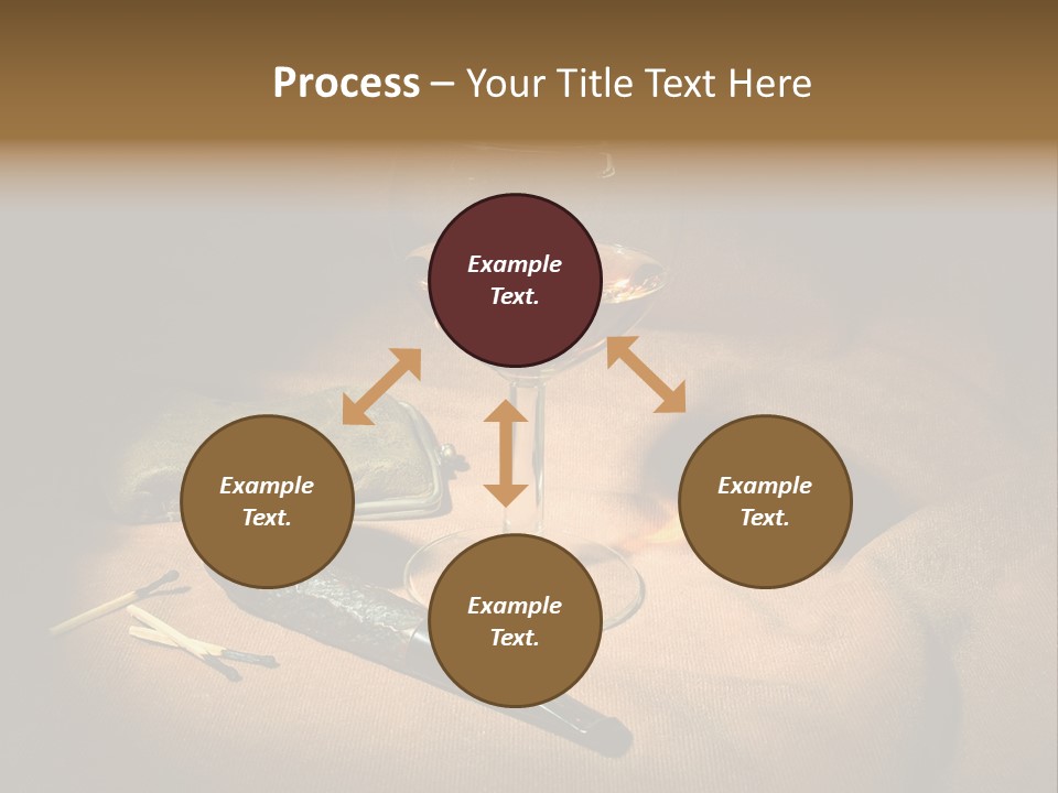 Dark Burnt Out Drink PowerPoint Template