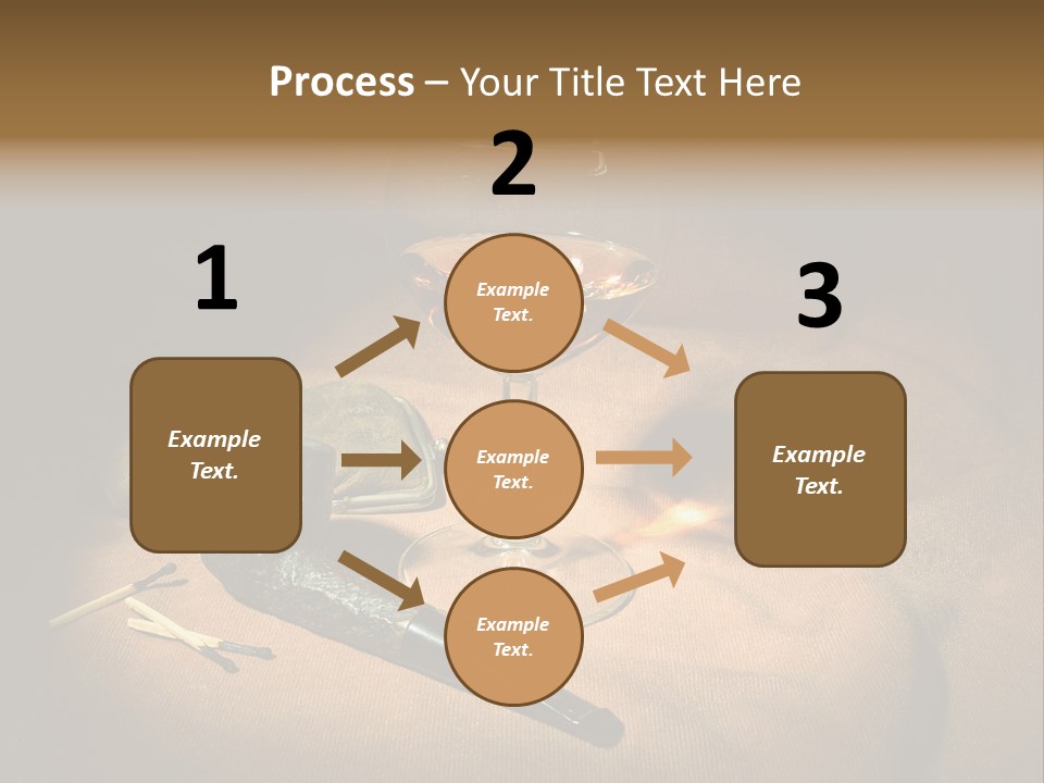 Dark Burnt Out Drink PowerPoint Template