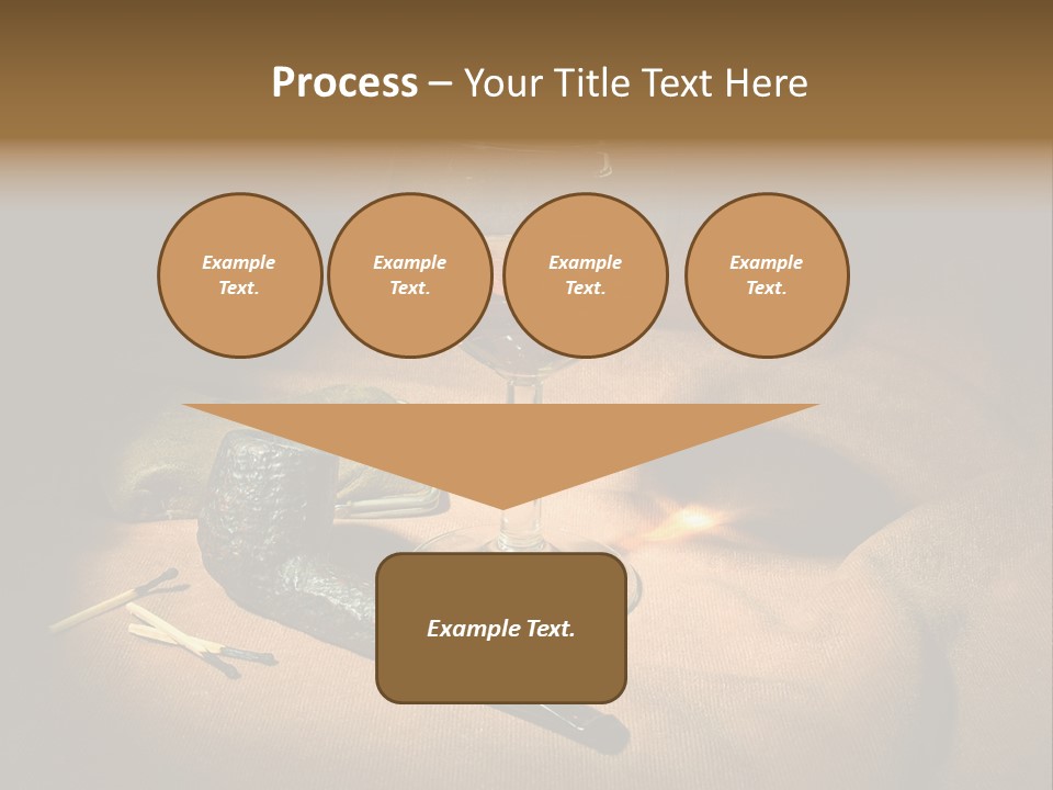 Dark Burnt Out Drink PowerPoint Template