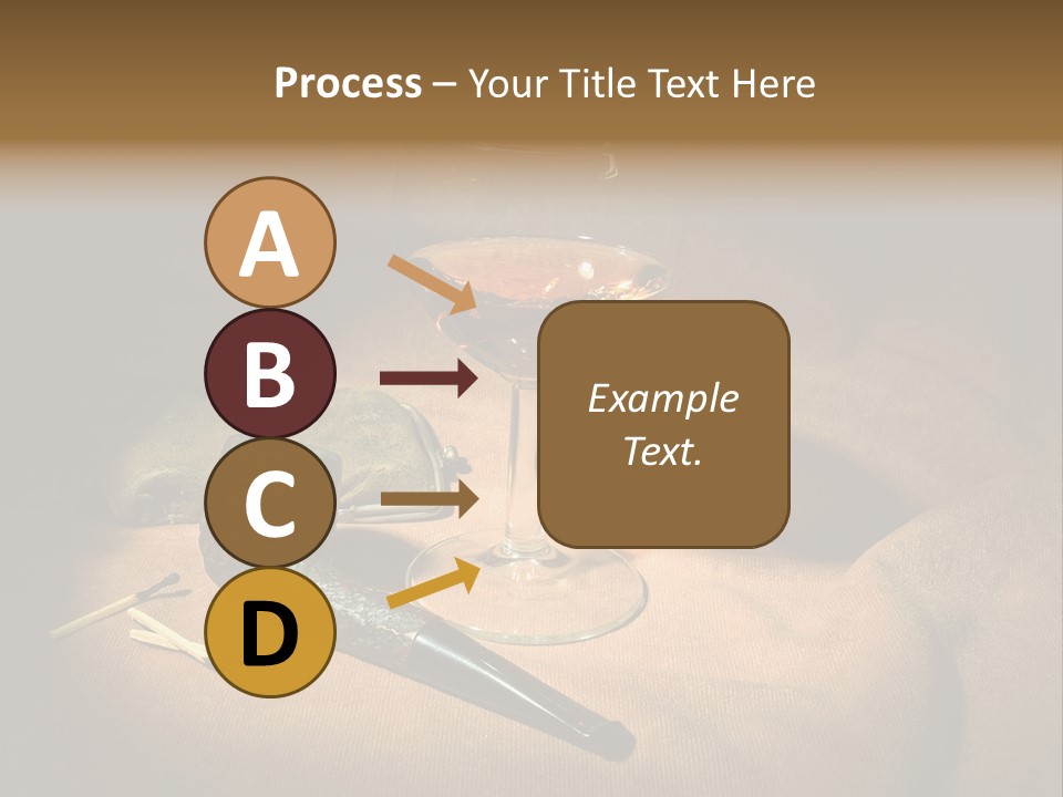Dark Burnt Out Drink PowerPoint Template