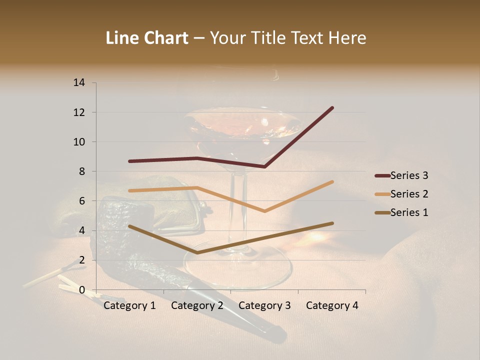 Dark Burnt Out Drink PowerPoint Template