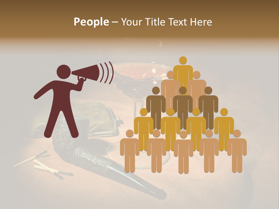 Dark Burnt Out Drink PowerPoint Template