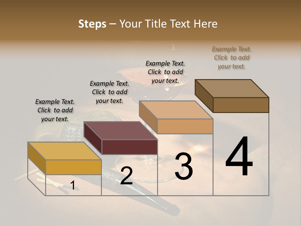 Dark Burnt Out Drink PowerPoint Template