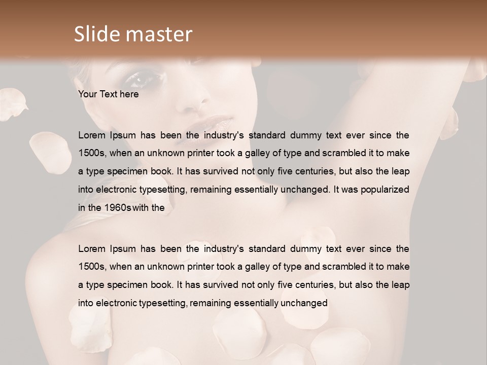 Pure Body Naked PowerPoint Template