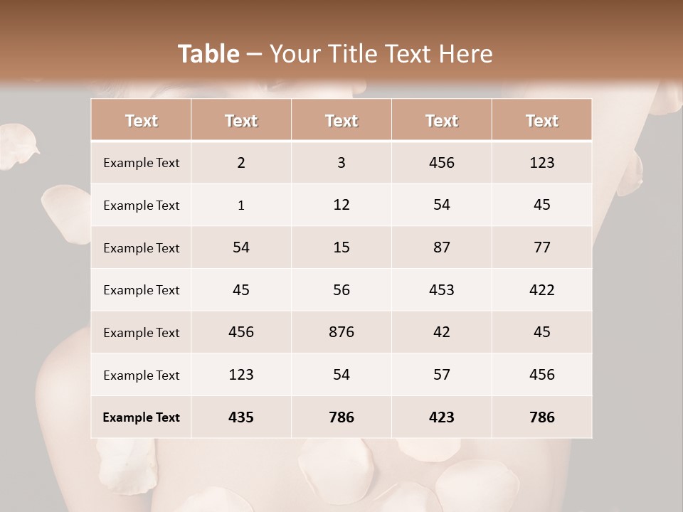 Pure Body Naked PowerPoint Template