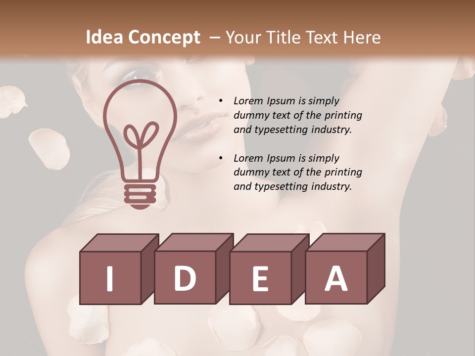Pure Body Naked PowerPoint Template