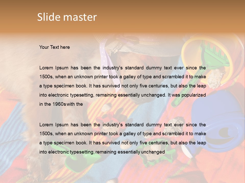 Hold Glasses Animal PowerPoint Template