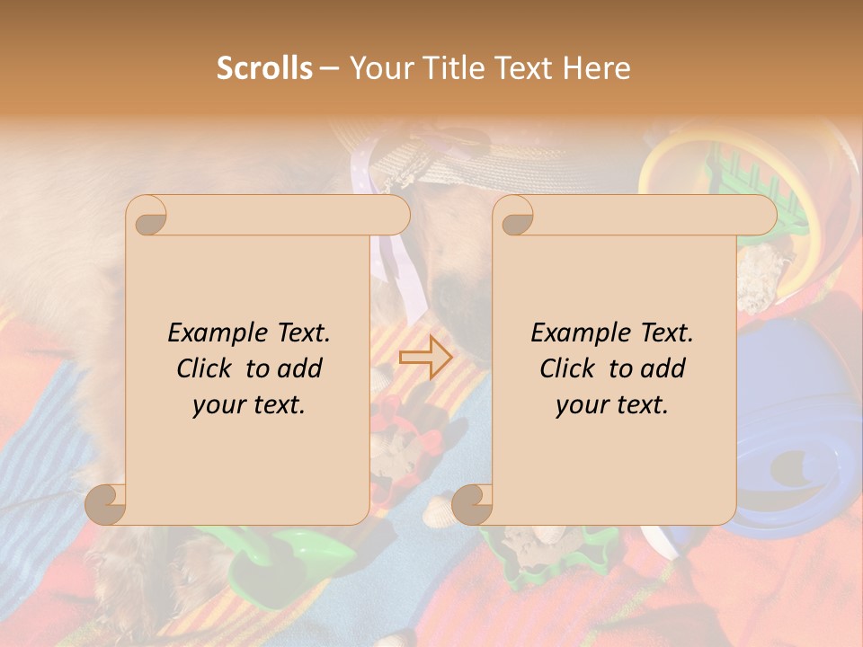 Hold Glasses Animal PowerPoint Template