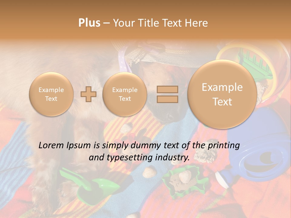 Hold Glasses Animal PowerPoint Template