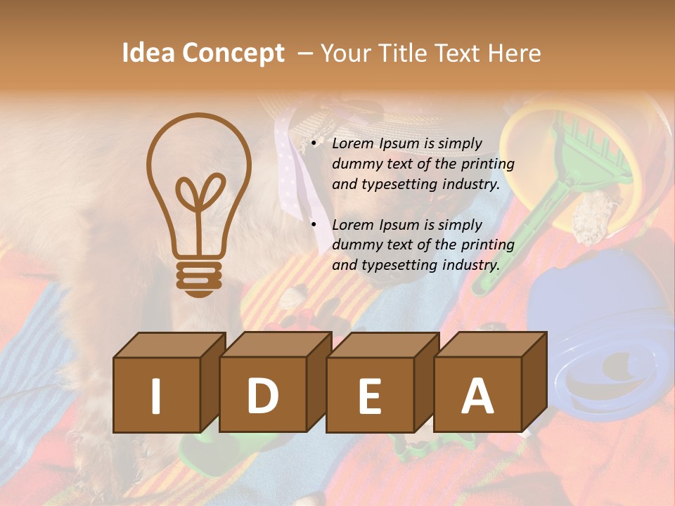 Hold Glasses Animal PowerPoint Template