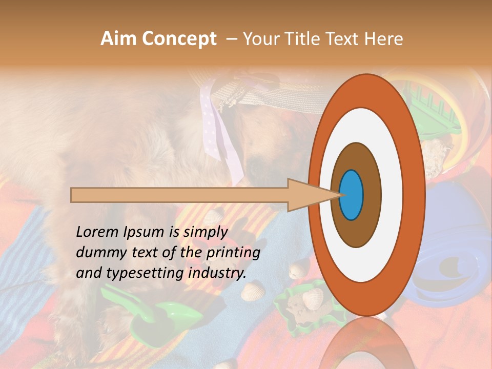 Hold Glasses Animal PowerPoint Template