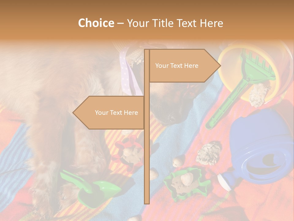 Hold Glasses Animal PowerPoint Template