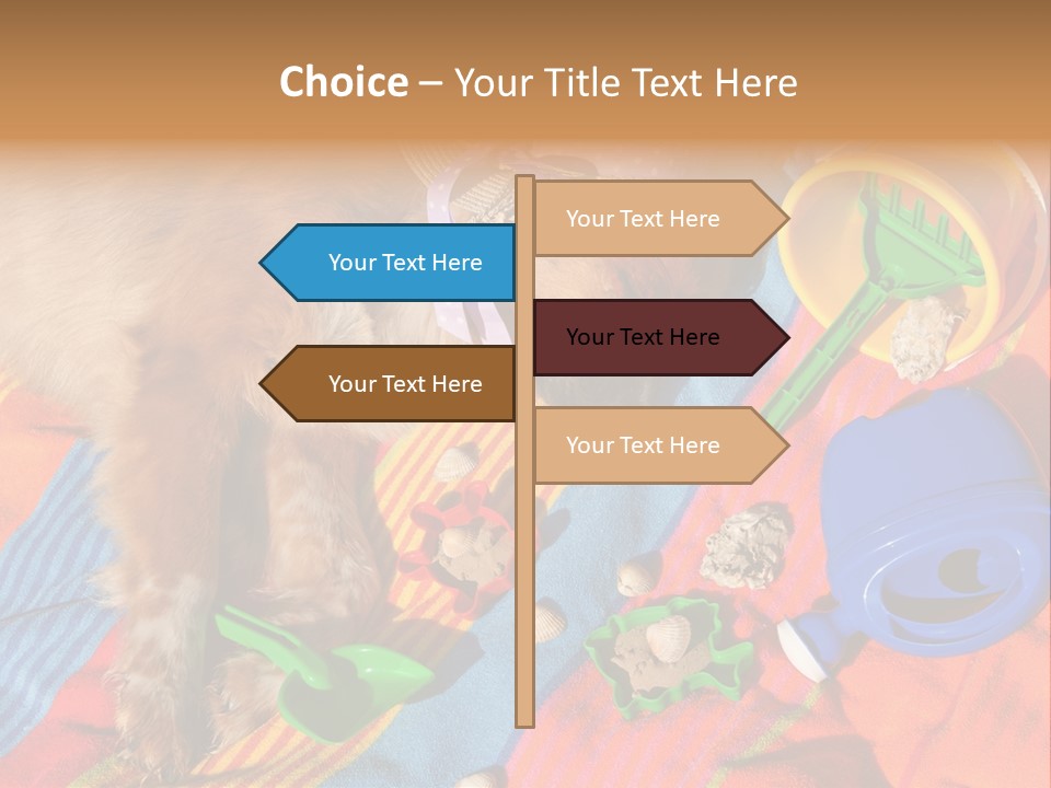 Hold Glasses Animal PowerPoint Template