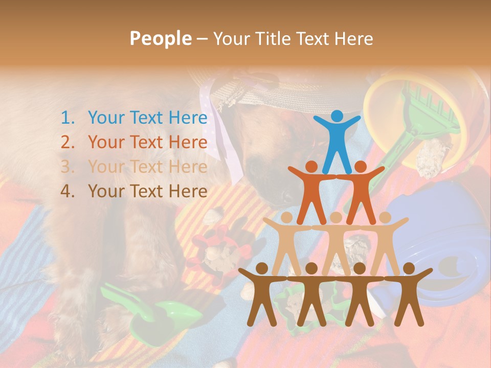 Hold Glasses Animal PowerPoint Template