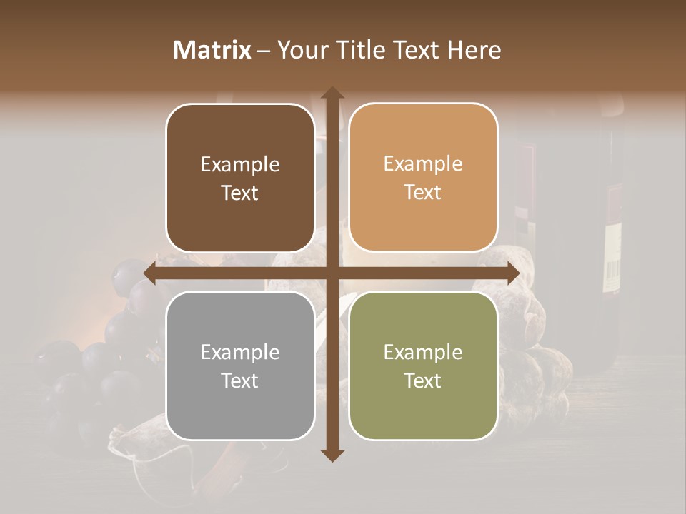 Cut Hard Sausage PowerPoint Template