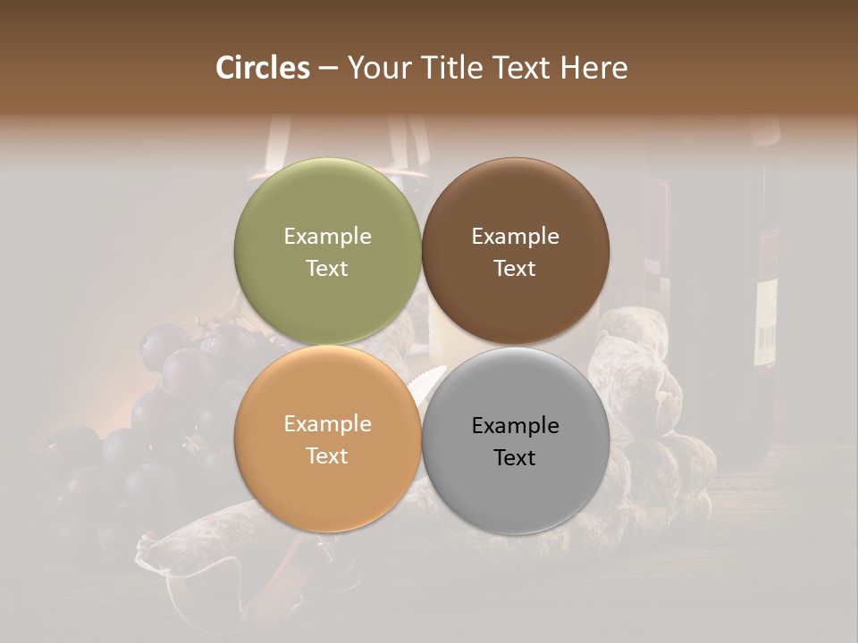 Cut Hard Sausage PowerPoint Template