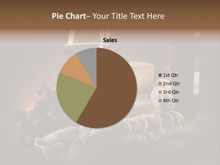 Cut Hard Sausage PowerPoint Template