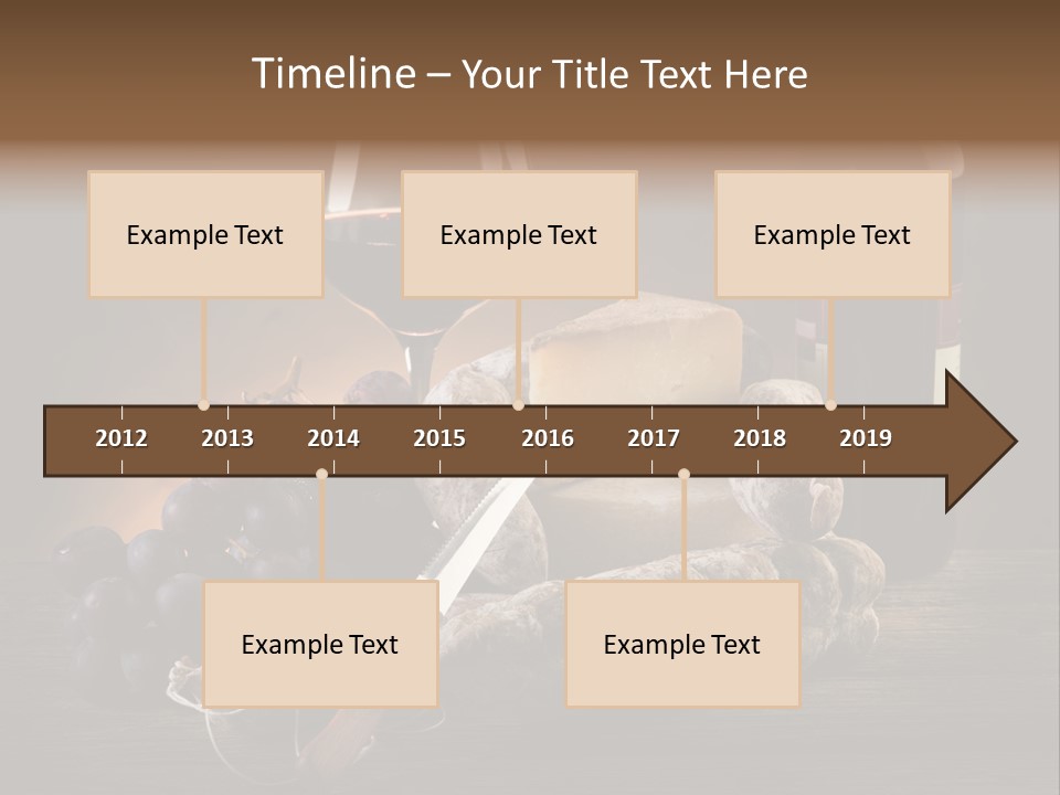 Cut Hard Sausage PowerPoint Template