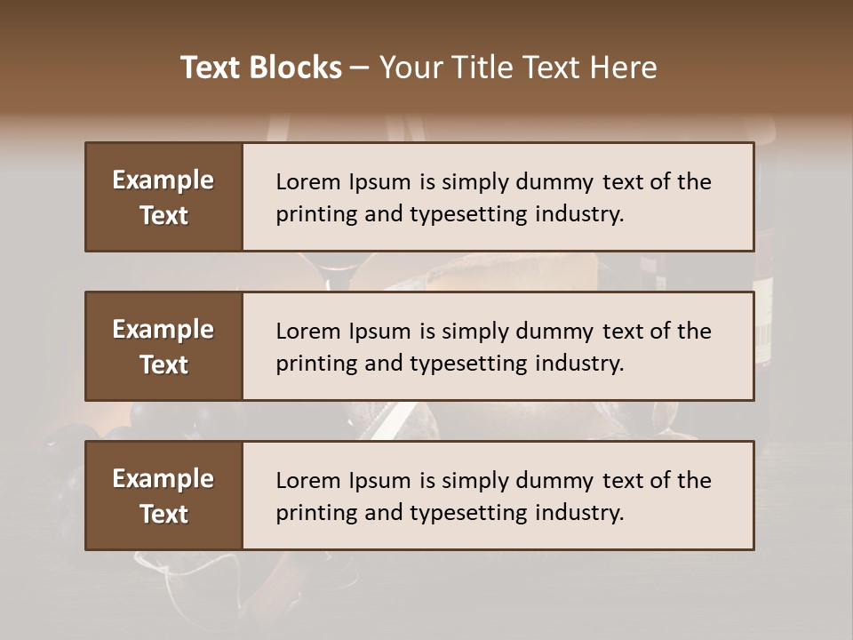 Cut Hard Sausage PowerPoint Template