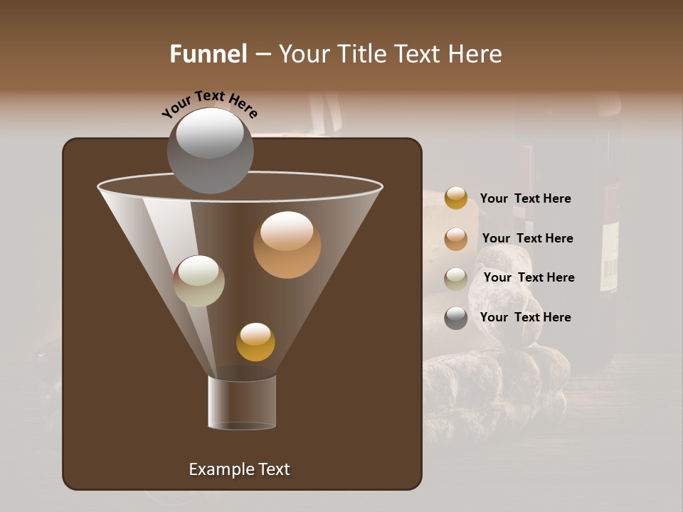 Cut Hard Sausage PowerPoint Template