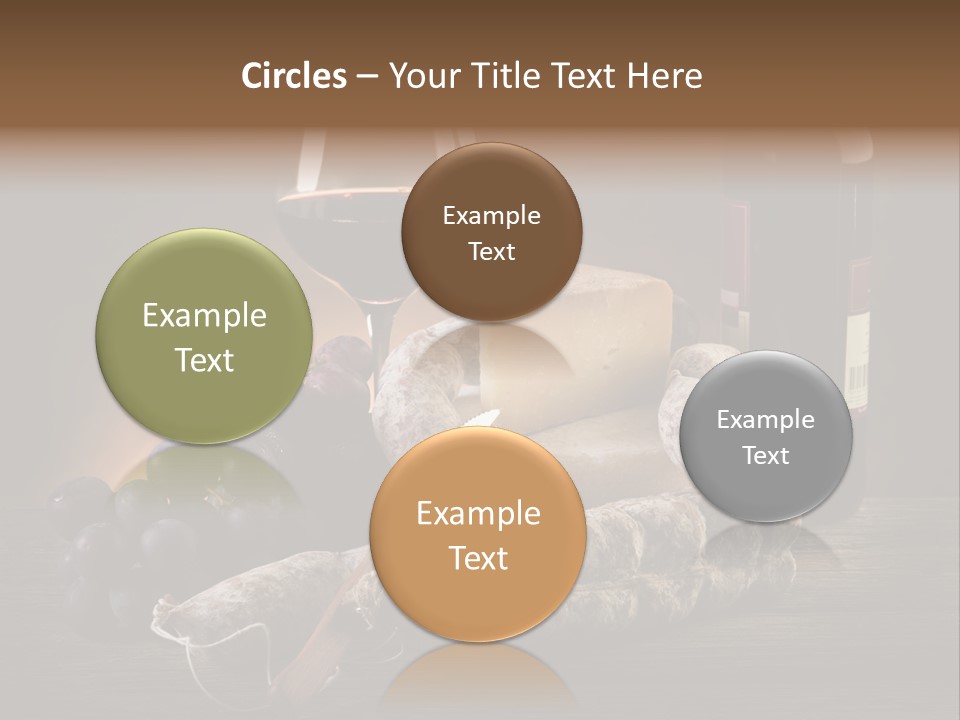 Cut Hard Sausage PowerPoint Template