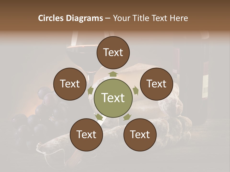 Cut Hard Sausage PowerPoint Template