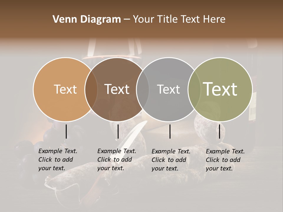 Cut Hard Sausage PowerPoint Template