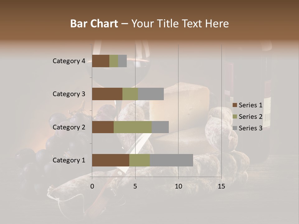 Cut Hard Sausage PowerPoint Template