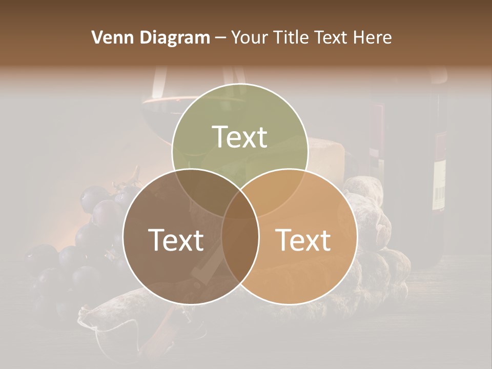 Cut Hard Sausage PowerPoint Template