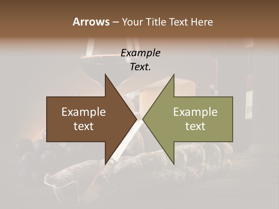 Cut Hard Sausage PowerPoint Template