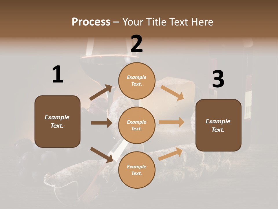 Cut Hard Sausage PowerPoint Template
