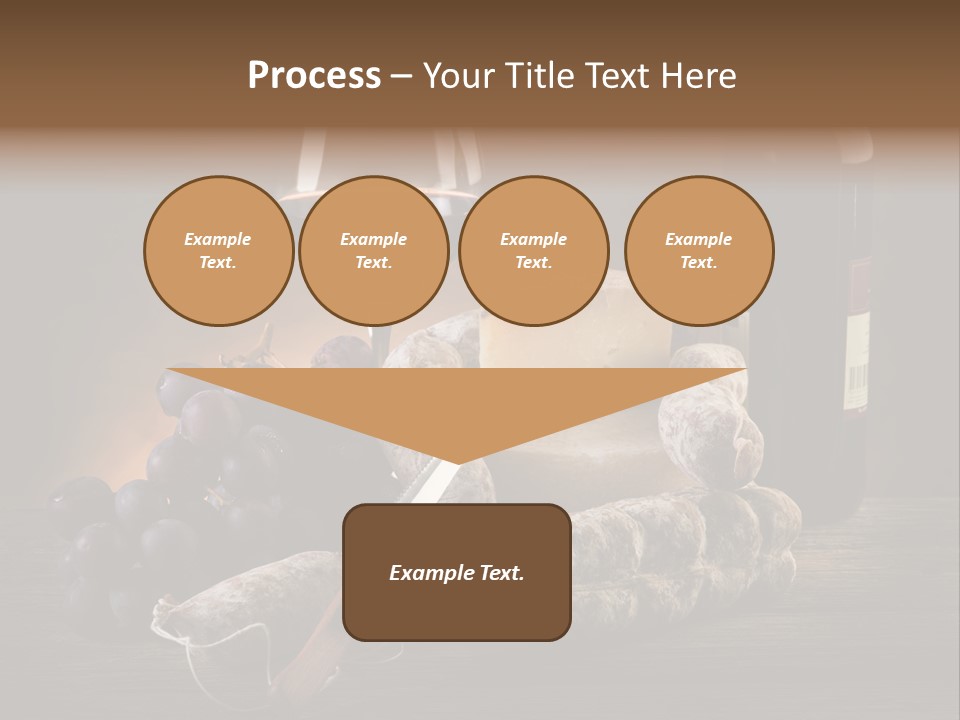 Cut Hard Sausage PowerPoint Template