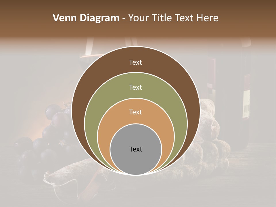 Cut Hard Sausage PowerPoint Template