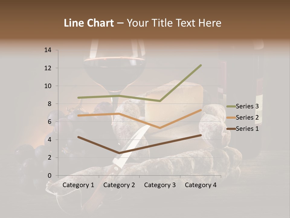 Cut Hard Sausage PowerPoint Template